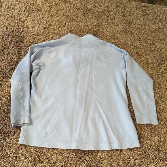 Tommy Bahama Baby Blue Aruba Zip Sweater - Picture 5 of 7